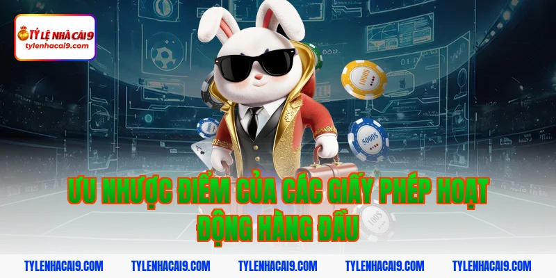Ưu nhược điểm của các giấy phép hoạt động hàng đầu